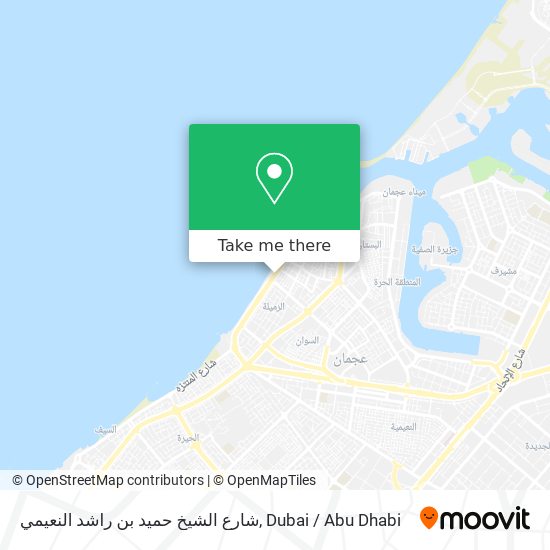 شارع الشيخ حميد بن راشد النعيمي map