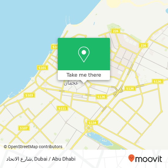 شارع الاتحاد map