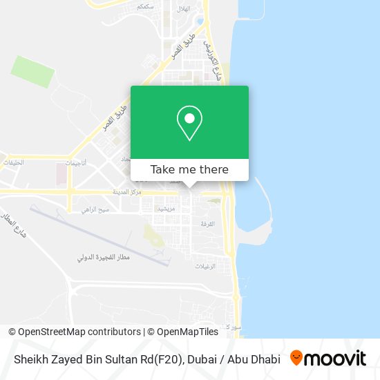 Sheikh Zayed Bin Sultan Rd(F20) map