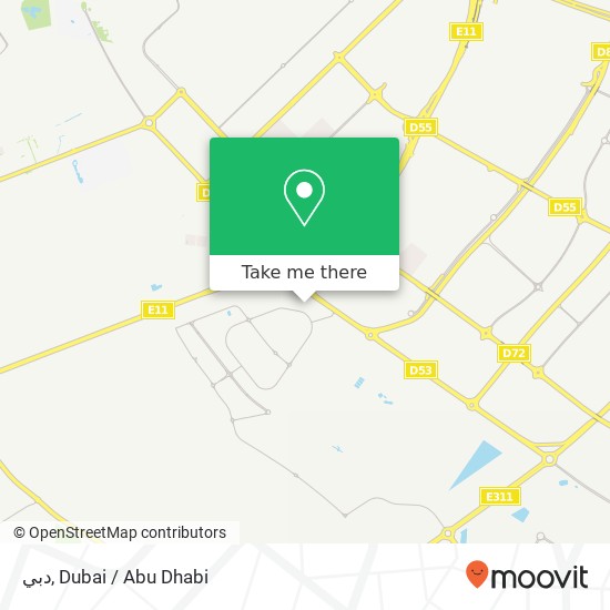 دبي map