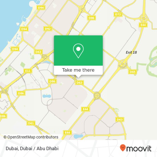 Dubai map