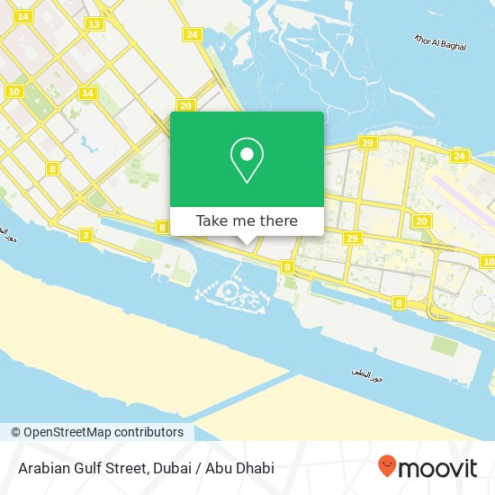 Arabian Gulf Street map