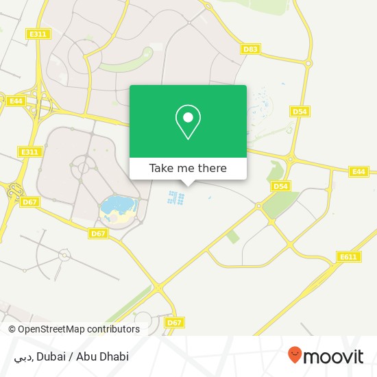 دبي map