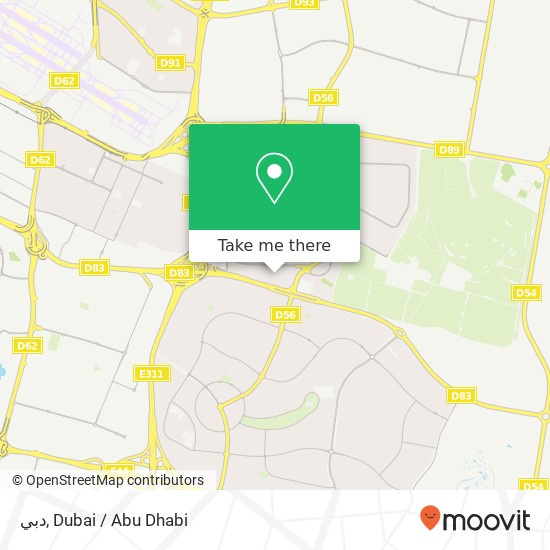 دبي map