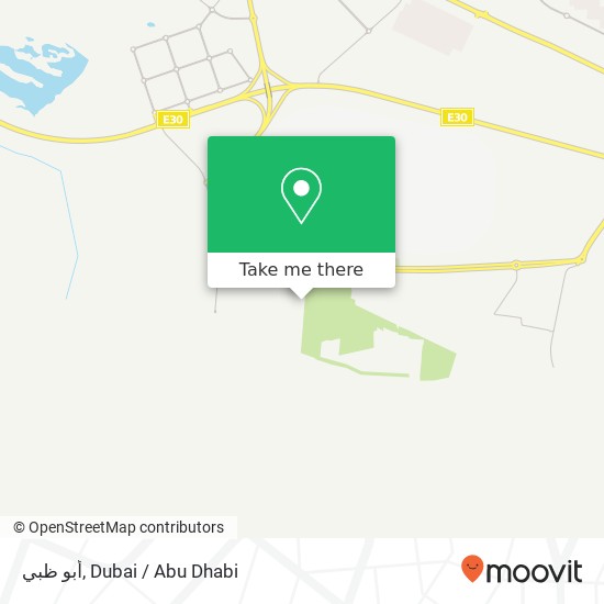 أبو ظبي map