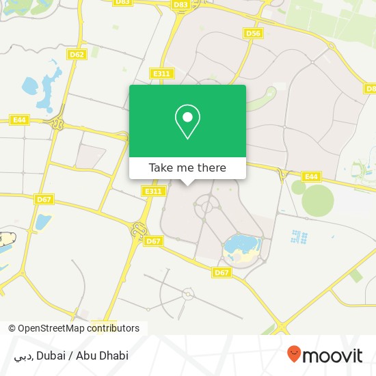 دبي map