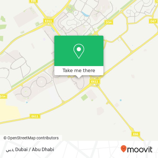 دبي map