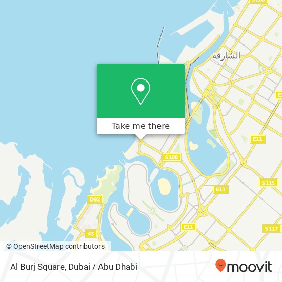 Al Burj Square map