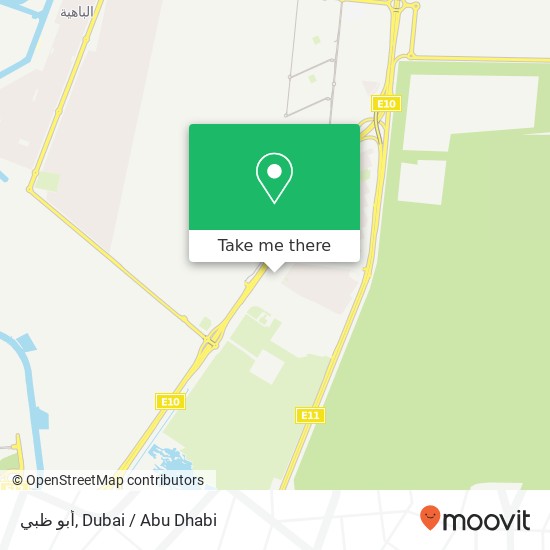 أبو ظبي map