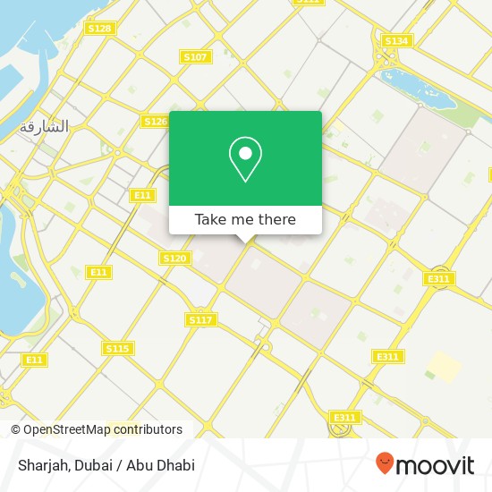 Sharjah map