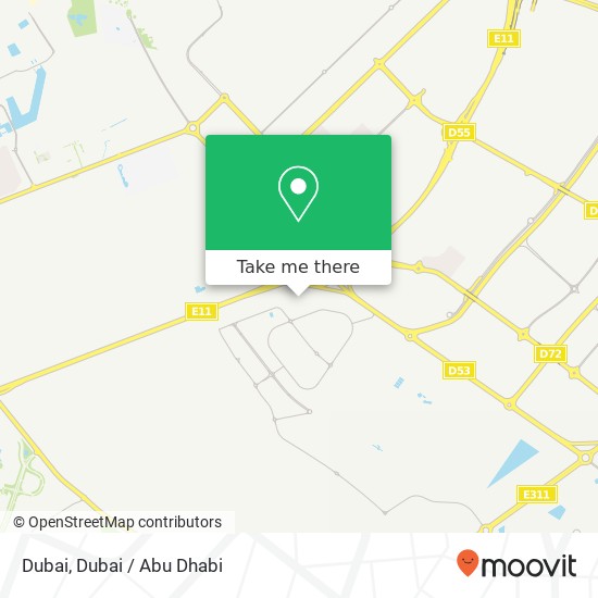 Dubai map