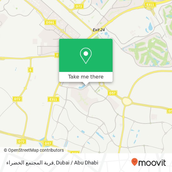قرية المجتمع الخضراء map