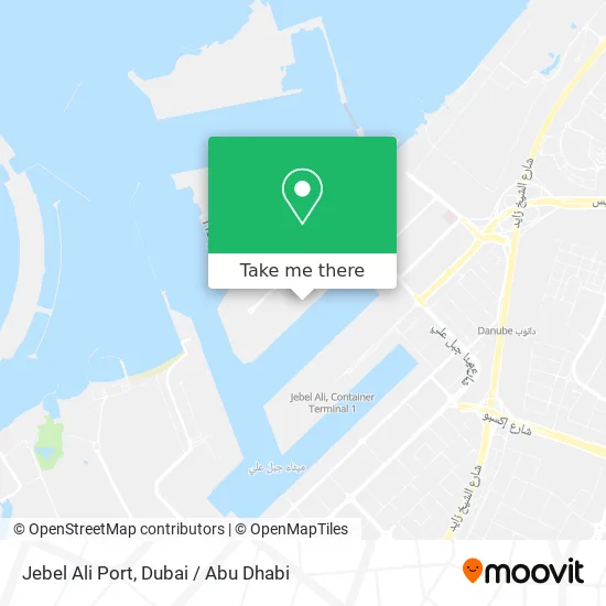 Jebel Ali Port map