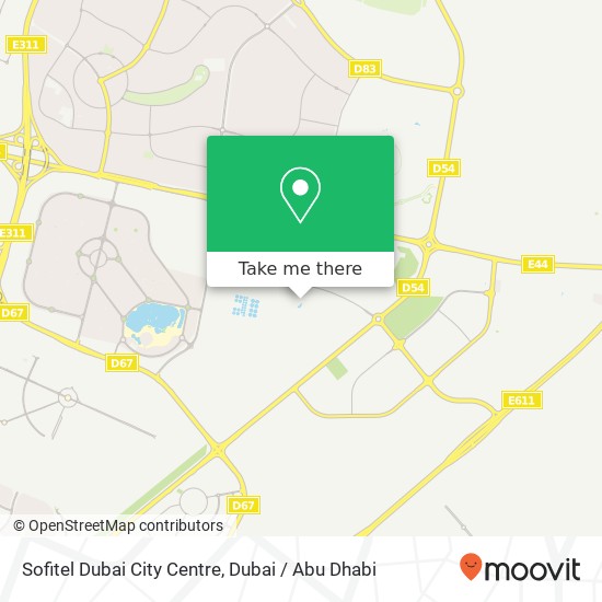 Sofitel Dubai City Centre map