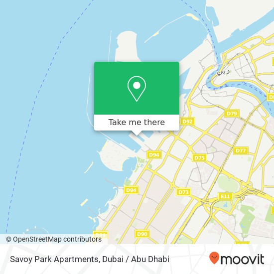 Savoy Park Apartments map
