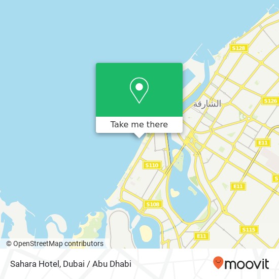 Sahara Hotel map