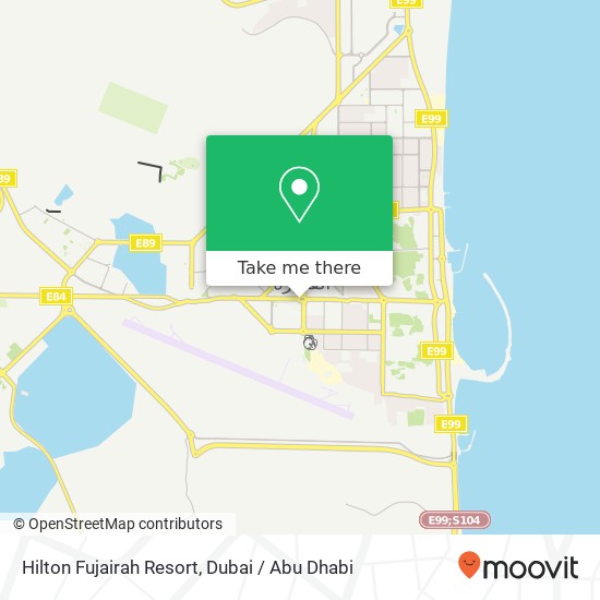 Hilton Fujairah Resort map