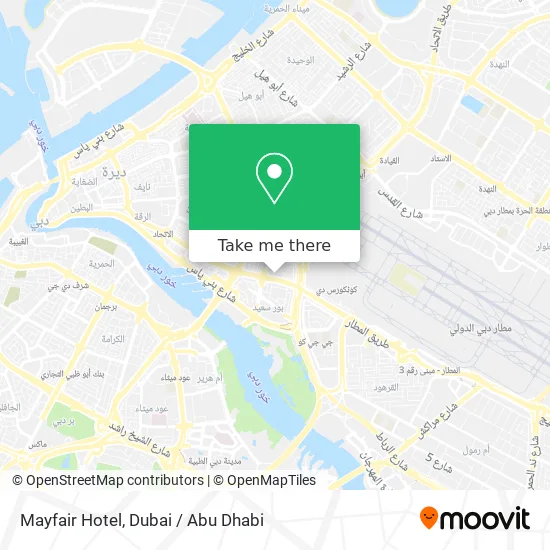 Mayfair Hotel map