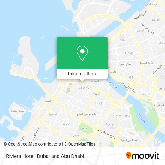 Riviera Hotel map