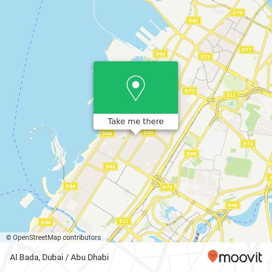 Al Bada map