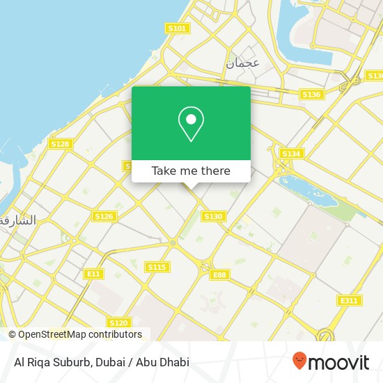 Al Riqa Suburb map
