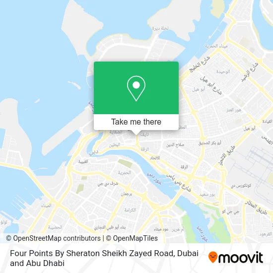 Four Points By Sheraton Sheikh Zayed Road map