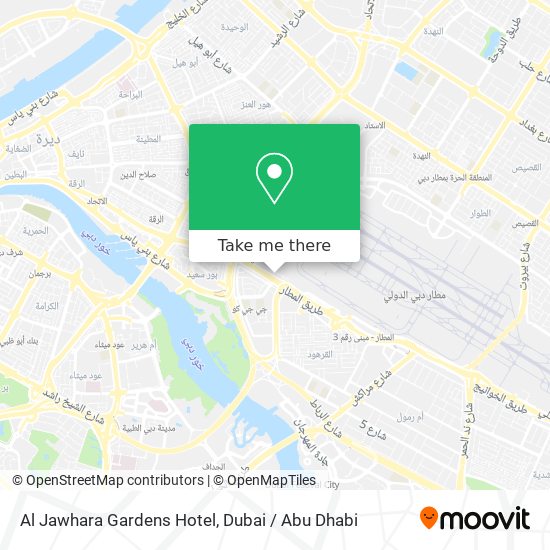 Al Jawhara Gardens Hotel map