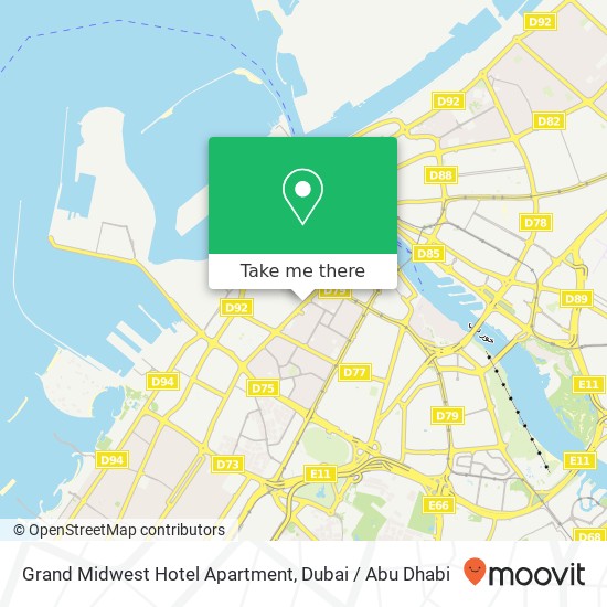Grand Midwest Hotel Apartment map