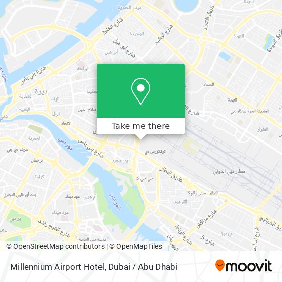 Millennium Airport Hotel map