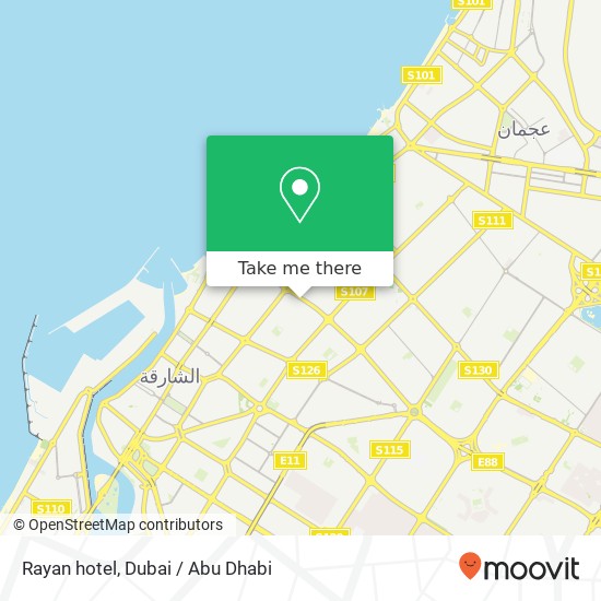 Rayan hotel map