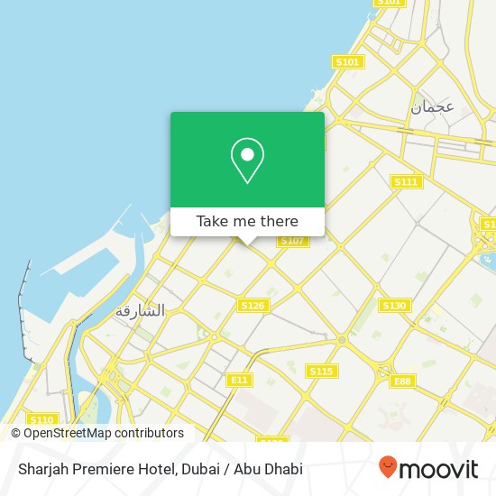 Sharjah Premiere Hotel map