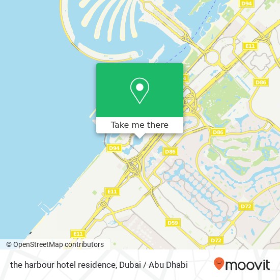 the harbour hotel residence map