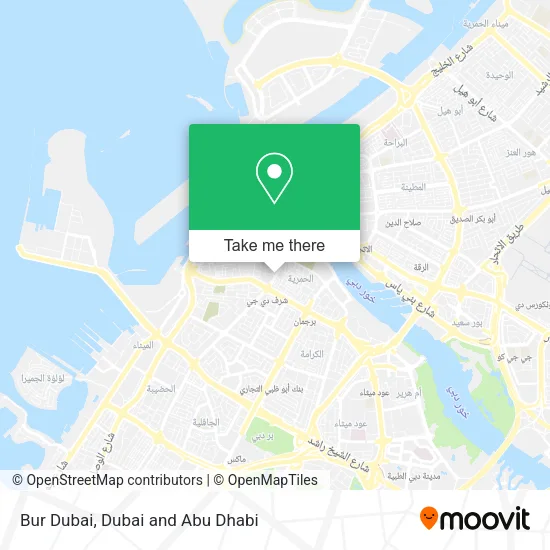 Bur Dubai map