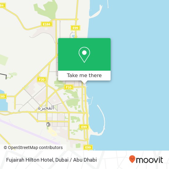Fujairah Hilton Hotel map