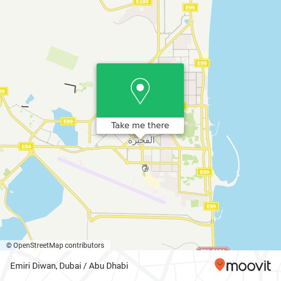 Emiri Diwan map