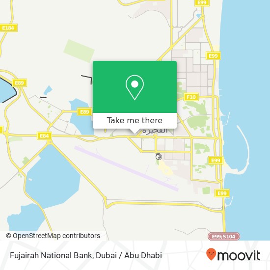 Fujairah National Bank map