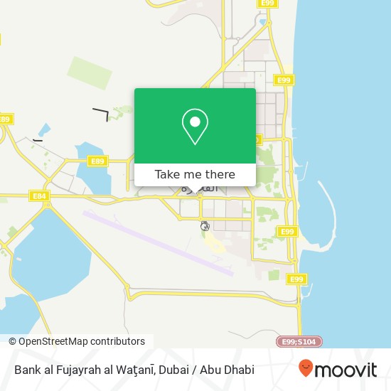 Bank al Fujayrah al Waţanī map