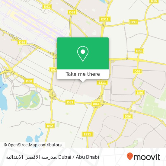 مدرسة الاقصى الابتدائية map