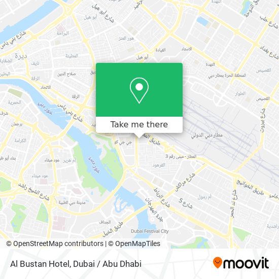 Al Bustan Hotel map