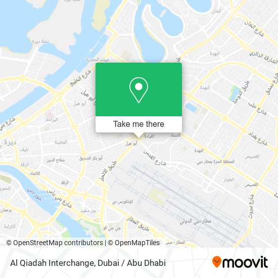 Al Qiadah Interchange map