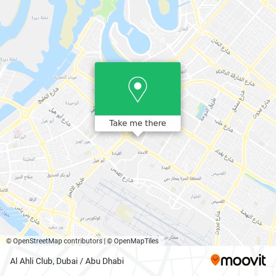 Al Ahli Club map
