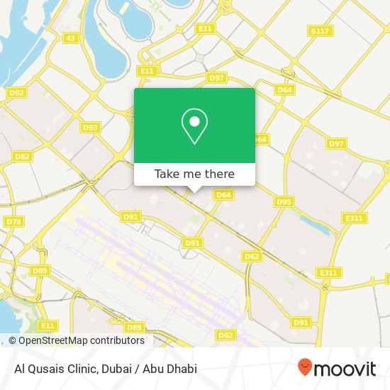 Al Qusais Clinic map