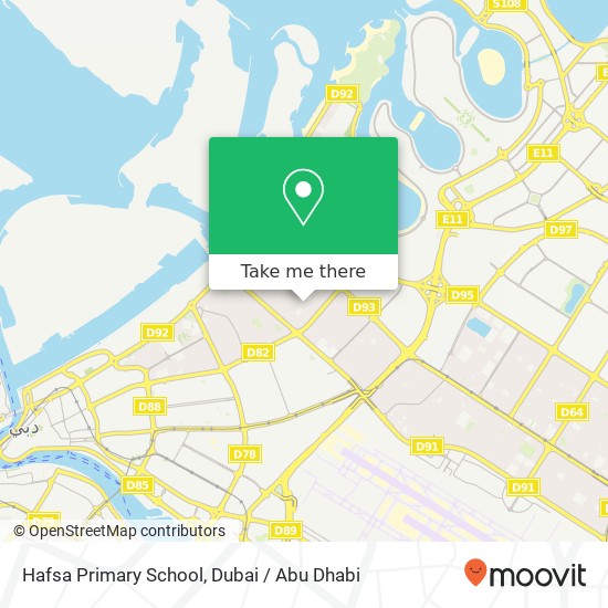 Hafsa Primary School map