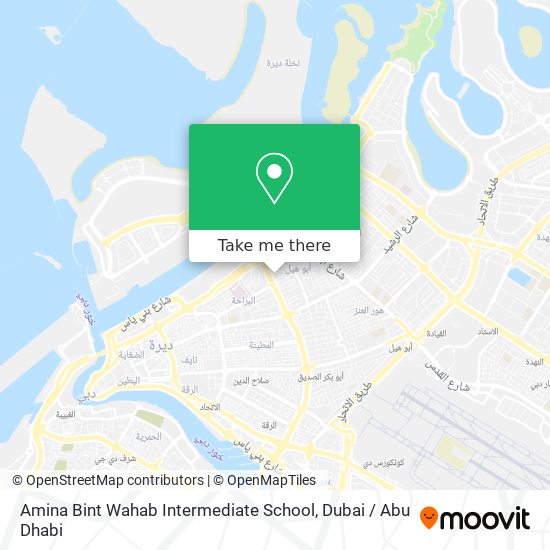 Amina Bint Wahab Intermediate School map