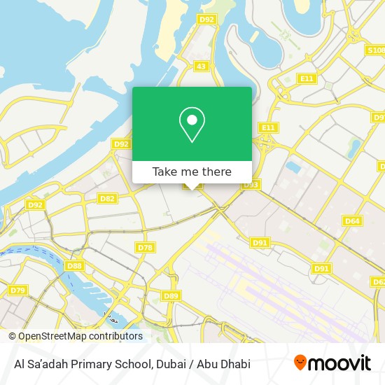 Al Sa’adah Primary School map