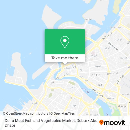 Deira Meat Fish and Vegetables Market map