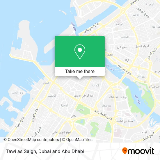 Tawi as Saigh map
