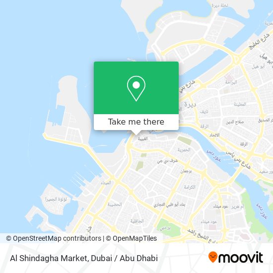 Al Shindagha Market map