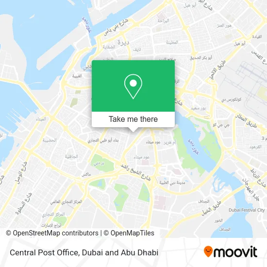 Central Post Office map