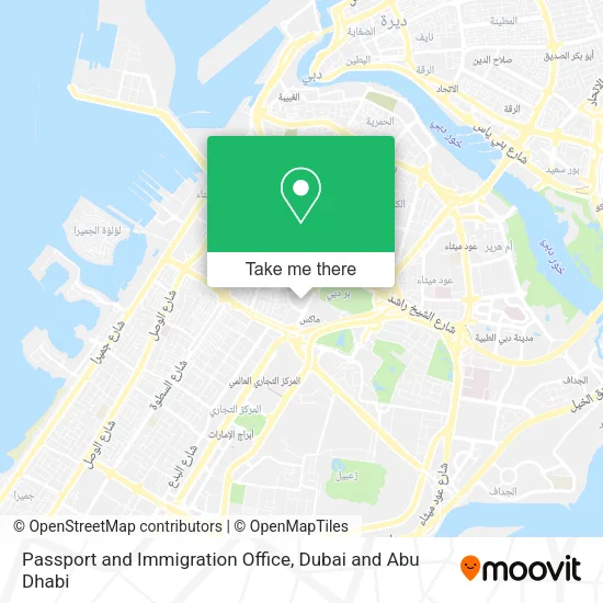 Passport and Immigration Office map